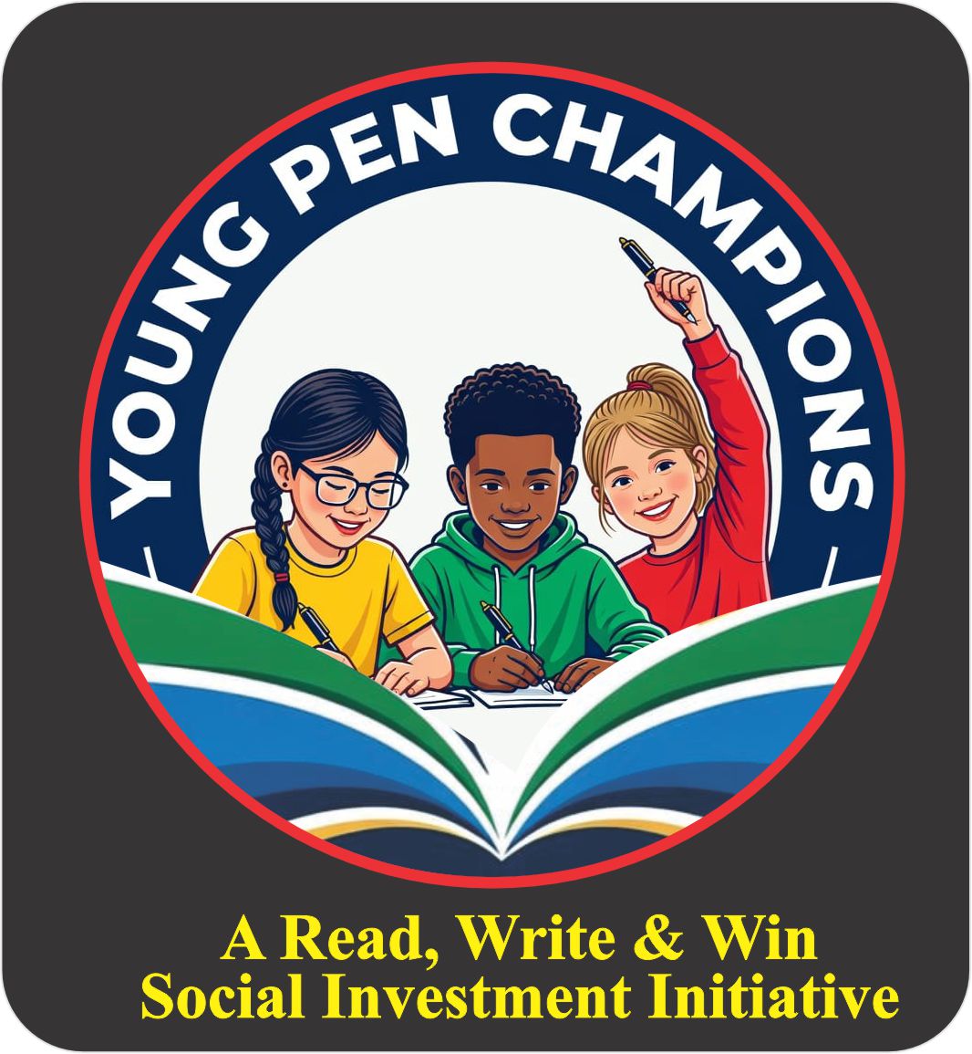 Young Pen Champions logo — A Read, Write & Win Social Investment Initiative